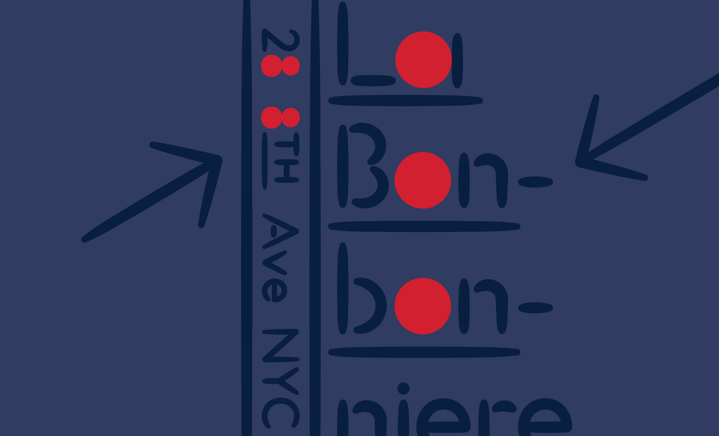 Paula Scher x NYC La Bonbonniere