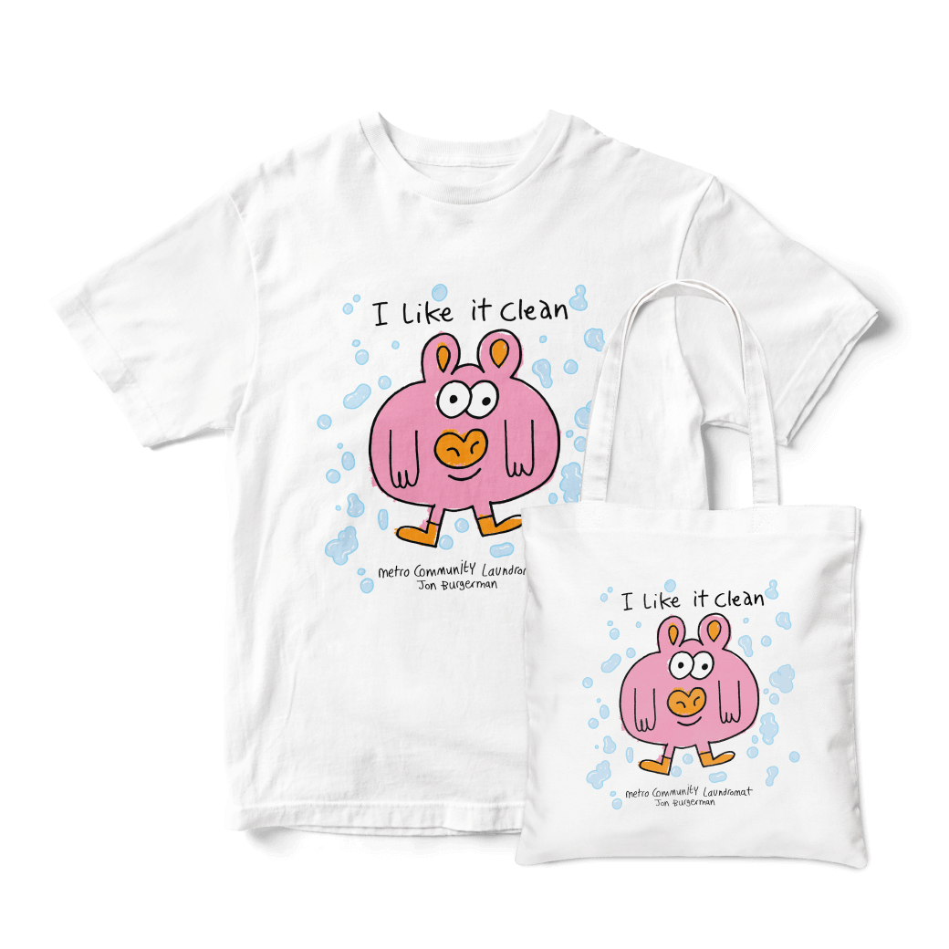 Jon Burgerman x NYC Metro Community Laundromat
